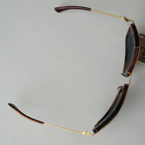 1980's Vintage Bausch & Lomb Ray Ban L1001 Tortoise Brown/Gold - Size 62mm - Picture 6 of 11